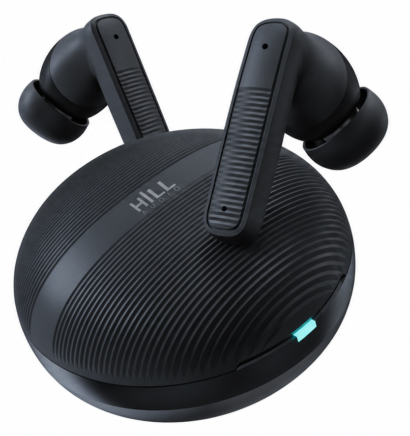 Hill H17 True Wireless Earbuds — Black